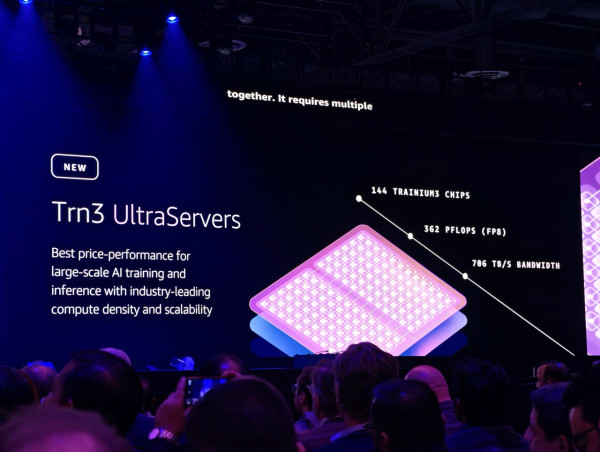 【AWS re:Invent 2025】AWS 3nm 自研晶片 Trainium 3 效能狂飆 4.4 倍 Nova 2 Omni 模型貫通圖文影音