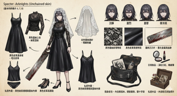 免費玩Nano Banana Pro 動漫美女精緻拆解圖 附超詳零失敗生成指令