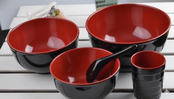 (圖: AI) 仿瓷碗恐是血癌碗!央視踢爆劣貨遇高溫酸料釋毒 去日本雜貨店或網購留神安全標籤