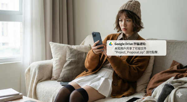 Google Drive 收到「共用檔案」邀請？慎防新型「協作騙案」 一撳即中毒  教你分真假通知