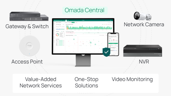 【簡單．免費．雲端】IT 管理零門檻！Omada Central Essentials：一站輕鬆駕馭 Network 與 CCTV 監控！