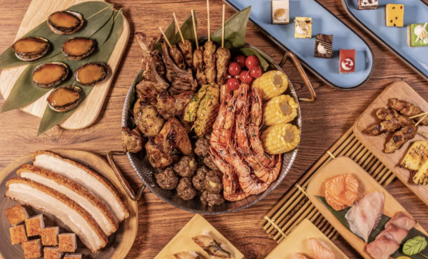 黃金海岸酒店自助餐買一送一！3.5小時任食即製炭燒美食 澳洲斧頭扒/磯燒鮑魚/原隻炭烤乳豬/燒羊扒