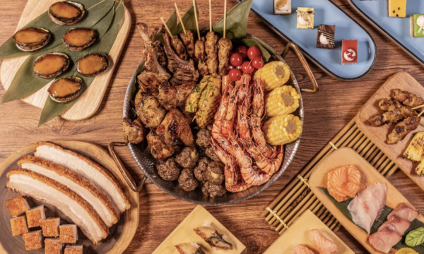 黃金海岸酒店自助餐買一送一！3.5小時任食即製炭燒美食 澳洲斧頭扒/磯燒鮑魚/原隻炭烤乳豬/燒羊扒