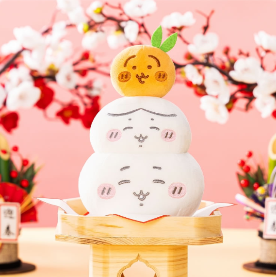 遊日必買!Chiikawa化身鏡餅/超萌Ode達摩公仔 新一年必入手!12.19開賣即睇詳情