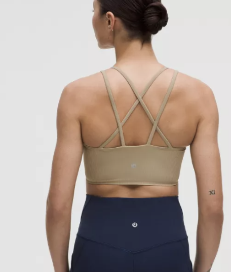 Like a Cloud 長款羅紋運動內衣 低強度支撐，B/C 罩杯 $450（原價$580）