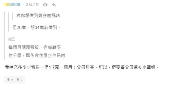 26歲公屋男月入1.7萬「攞綜援」想儲百萬？網民列數恐怖開支：全家每日得$25食飯（附資產限額）