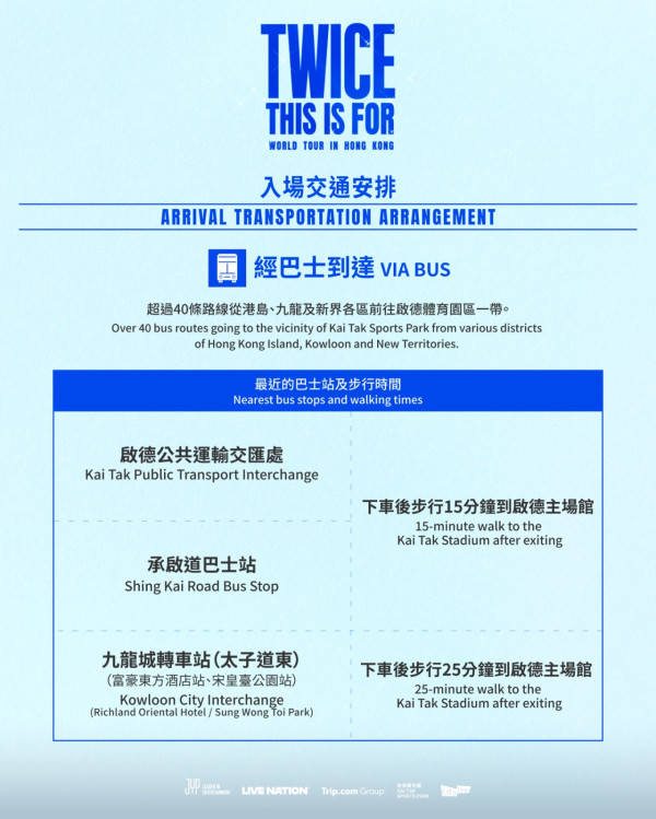 TWICE香港演唱會2025︱12月啟德主場館連開2場！入場安排/限制物品/座位表/交通懶人包（不斷更新）