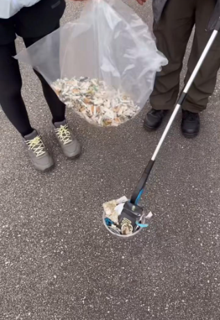 飛鵝山變「煙頭山」義工單日撿逾2000支煙蒂！漁護署：今年發出32張涉事罰單