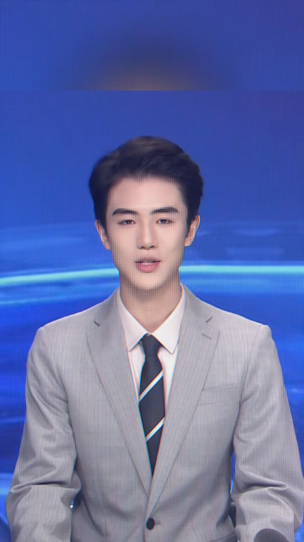 靚仔到似AI!內地20歲新聞實習主播激似1男星爆紅 首擔主播吸50萬點讚