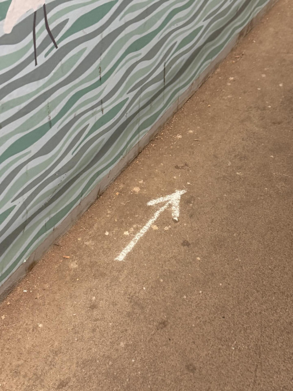 沙田驚現詭異「粉筆箭嘴陣」？沿路指往隧道盡頭寫ON HOME 真相超暖心