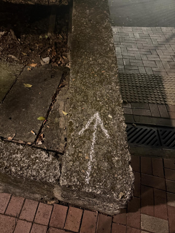 沙田驚現詭異「粉筆箭嘴陣」？沿路指往隧道盡頭寫ON HOME 真相超暖心