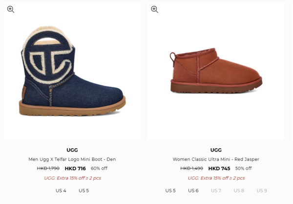 UGG年末開倉低至3折！一連5日 雪靴/毛拖鞋/毛毛袋/外套/運動鞋$500起！