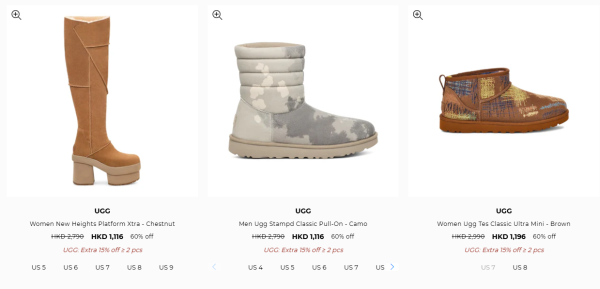 UGG年末開倉低至3折！一連5日 雪靴/毛拖鞋/毛毛袋/外套/運動鞋$500起！