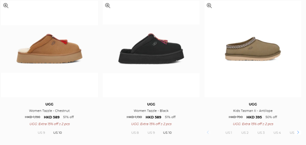 UGG年末開倉低至3折！一連5日 雪靴/毛拖鞋/毛毛袋/外套/運動鞋$500起！