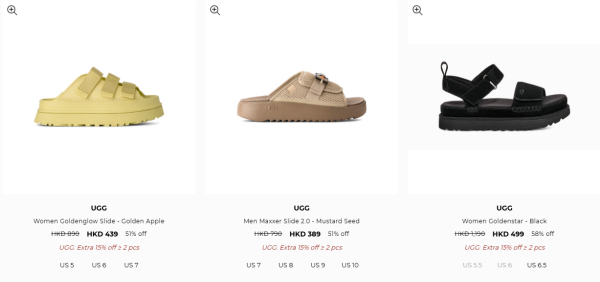UGG年末開倉低至3折！一連5日 雪靴/毛拖鞋/毛毛袋/外套/運動鞋$500起！