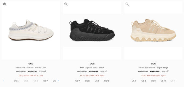 UGG年末開倉低至3折！一連5日 雪靴/毛拖鞋/毛毛袋/外套/運動鞋$500起！