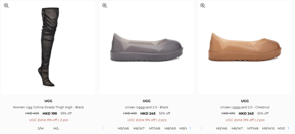 UGG年末開倉低至3折！一連5日 雪靴/毛拖鞋/毛毛袋/外套/運動鞋$500起！