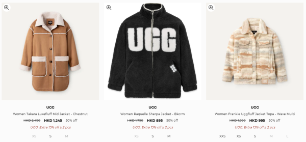 UGG年末開倉低至3折！一連5日 雪靴/毛拖鞋/毛毛袋/外套/運動鞋$500起！