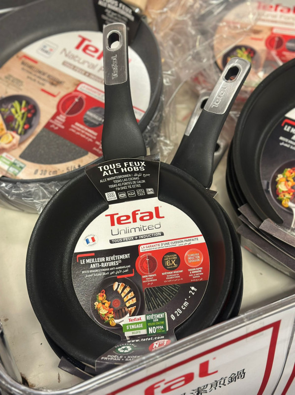 銅鑼灣Tefal廚具及家電開倉低至2折！6件裝疊疊鑊易潔廚具$1340！煮食煲/電飯煲/氣炸鍋/電熱水煲特價