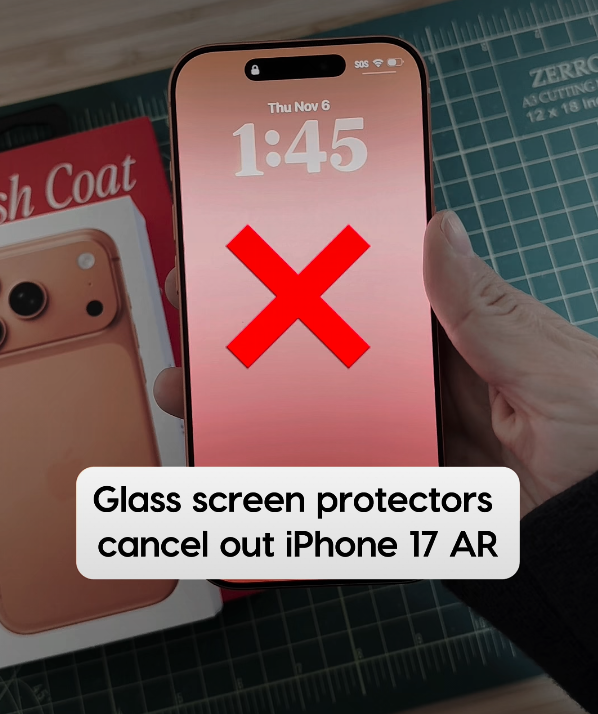 iPhone 17千萬咪亂貼Mon貼！實測揭恐怖後果：AR塗層即報銷、螢幕廢咗一半