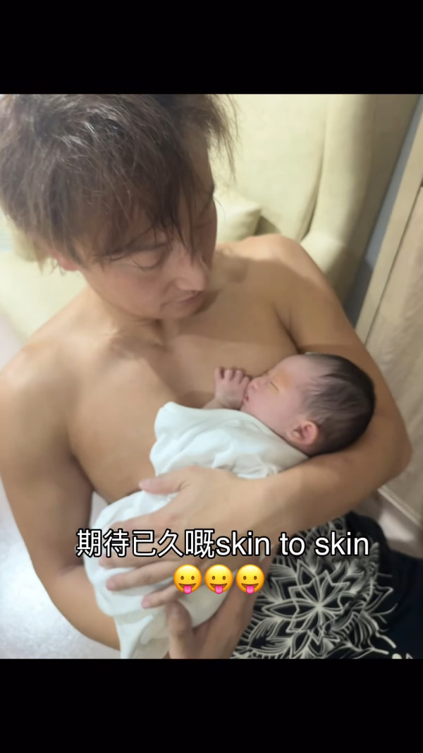 方力申宣布太太提早誕下囡囡！一家三口首張全家福合照！IG報喜母女平安