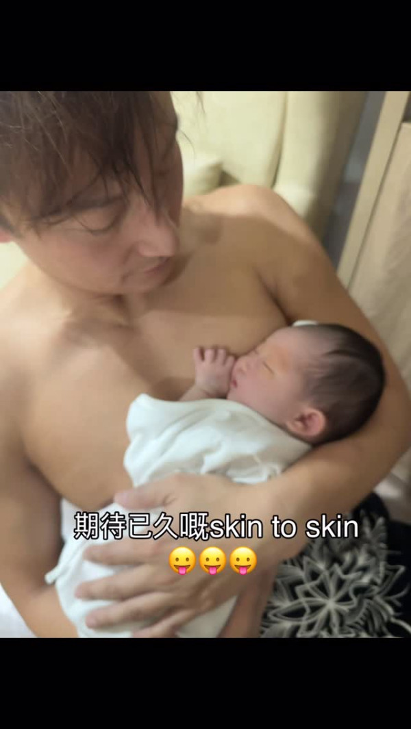 方力申宣布太太提早誕下囡囡！一家三口首張全家福合照！IG報喜母女平安