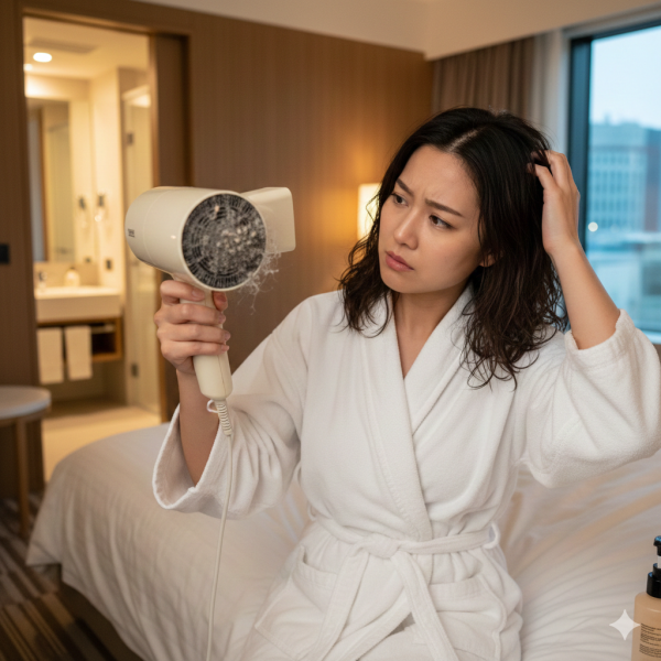 酒店伏位｜風筒竟是「細菌炸彈」比馬桶污糟？專家揭恐怖真相：愈吹愈禿頭！做錯一步恐生癬