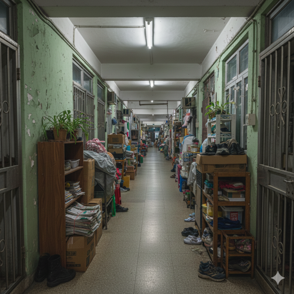 公屋住戶「鑽穿外牆」裝鞋架!長安邨民怒轟:公家地方當私人用?房署一查即扣7分