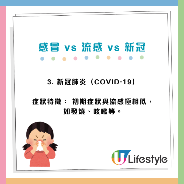 H3N2變種病毒殺到！一文教你分辨感冒／流感／新冠3大病徵差異！喉嚨痛似刀割 失去味覺係關鍵