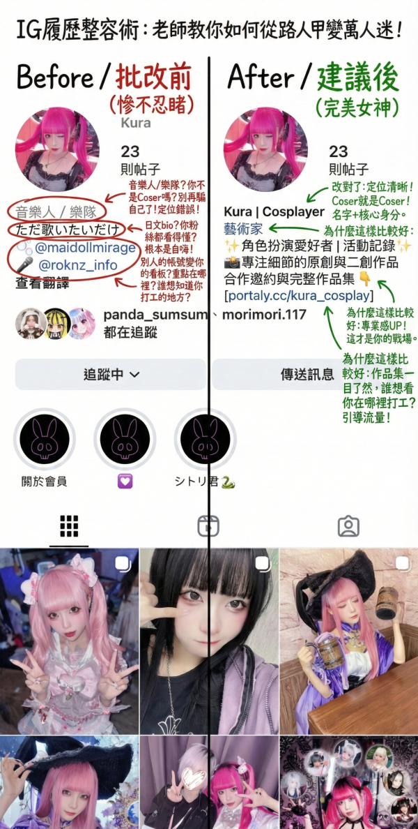 Gemini變身毒舌老師 一鍵生成IG「批改對比圖」手把手教你執靚IG 【詳細Prompt公開】