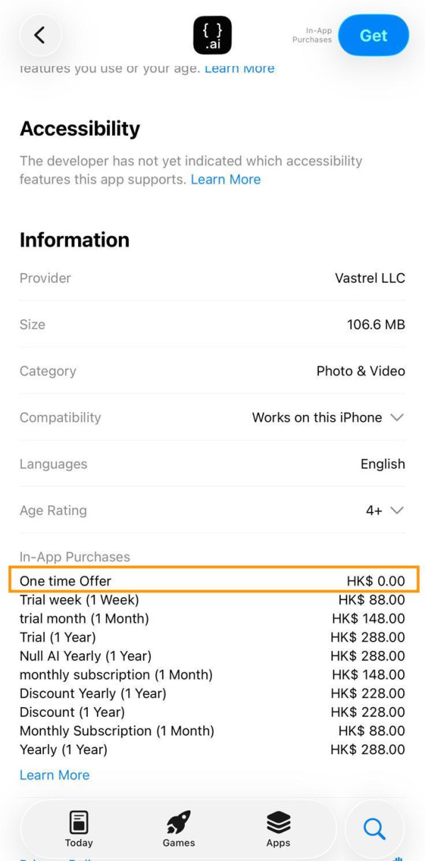 原價$288一年現變免費？ iPhone 必搶「Null AI」終身版限時免費！ 1 秒識破 Deepfake AI 影片、圖片