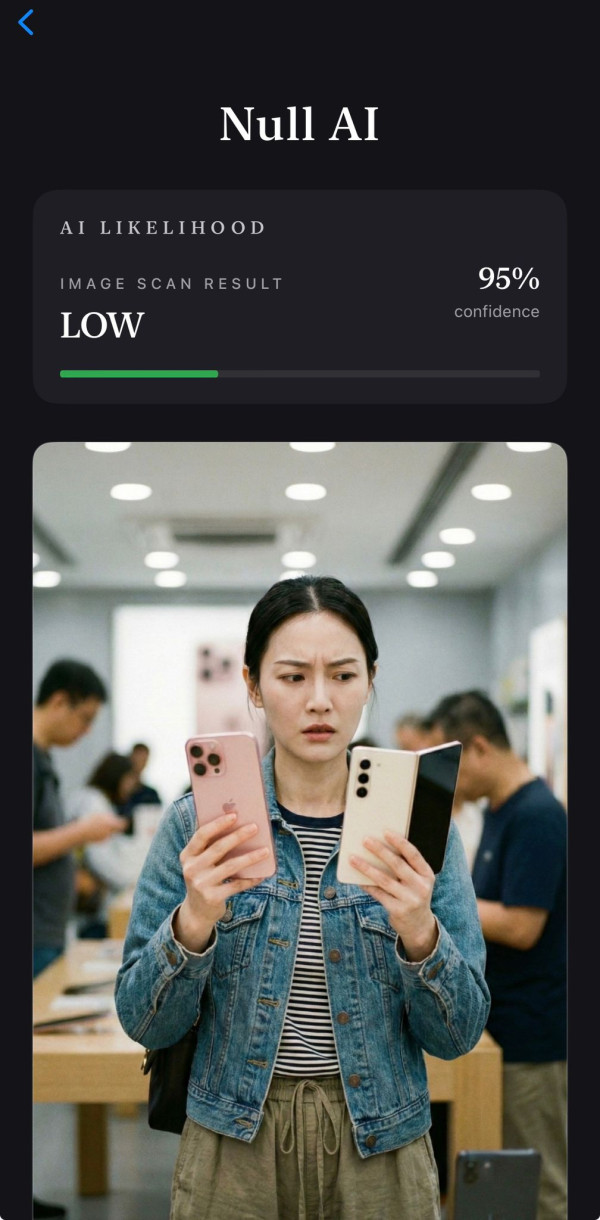原價$288一年現變免費？ iPhone 必搶「Null AI」終身版限時免費！ 1 秒識破 Deepfake AI 影片、圖片