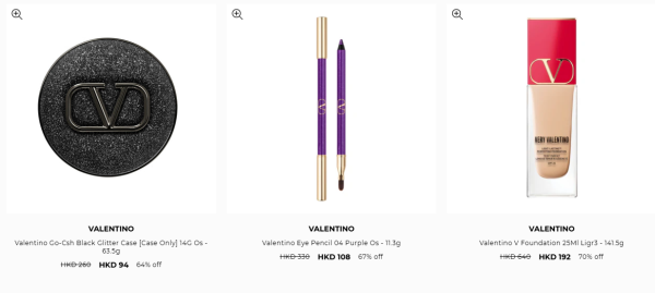 名牌美妝開倉低至3折！$110起入手ARMANI/Valentino/YSL/Shu Uemura！粉底液/Cushion/眼影/唇膏/胭脂