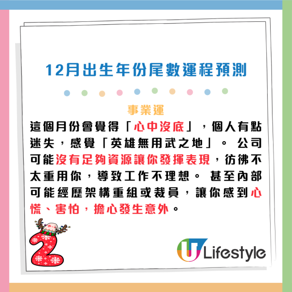 12月運程預測|陳定幫:出生年份尾數「2」恐生腫瘤?這尾數有血光之災!3 類人財運最旺