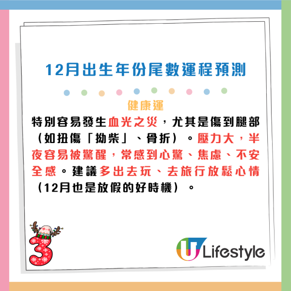 12月運程預測|陳定幫:出生年份尾數「2」恐生腫瘤?這尾數有血光之災!3 類人財運最旺