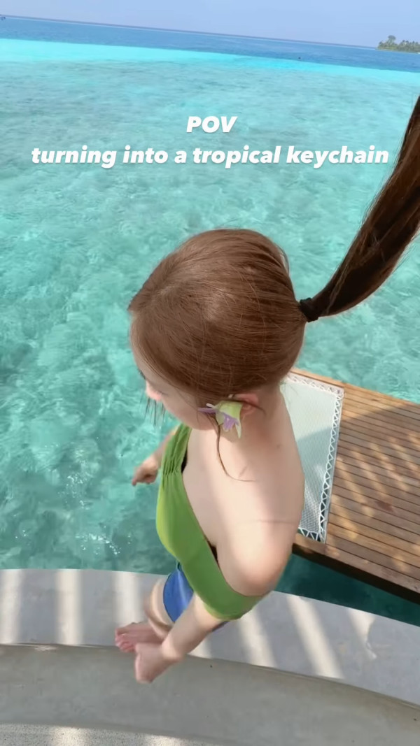 海兒超邪惡高炒拍片險洩胸前春光 男友視角睇盡魔鬼身材曲線極誇張!