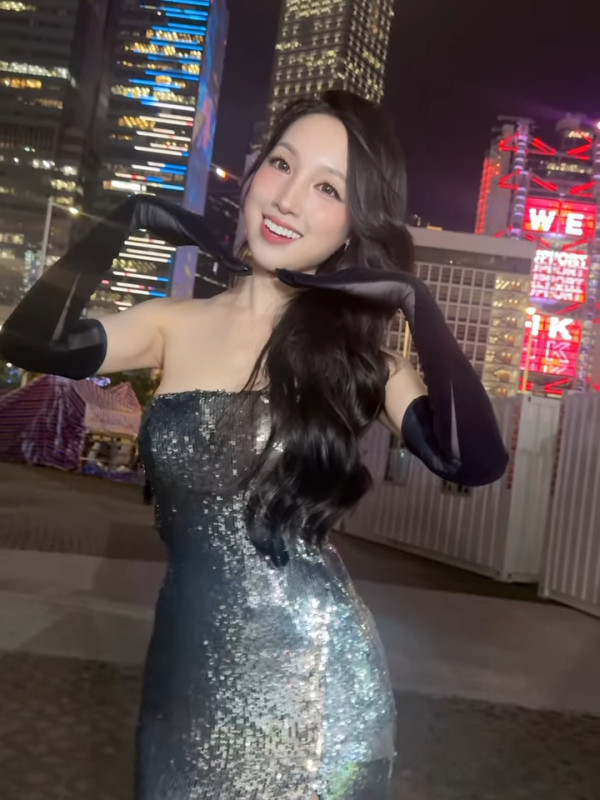 海兒超邪惡高炒拍片險洩胸前春光 男友視角睇盡魔鬼身材曲線極誇張!