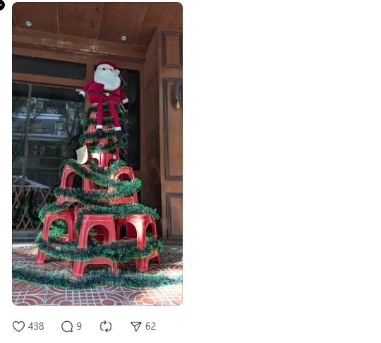 全港「最寒酸聖誕樹」被圍攻！圍欄高過樹慘過屋邨　商場知衰「急補鑊」結局超爆笑