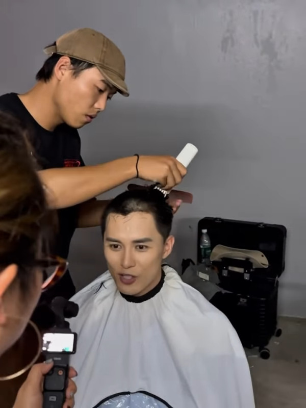 何廣沛公開剃頭全過程為一個鏡頭豁出去 獲網民激讚超專業力推爭最佳男配角
