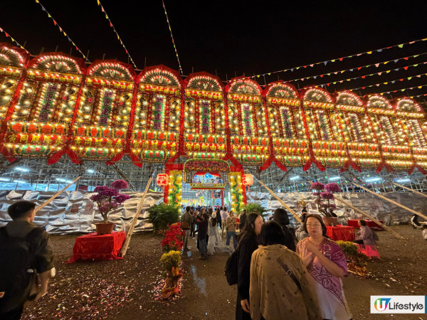 錦田鄉酬恩建醮2025｜5層高竹棚獲健力士認證！日期/地點/交通一覽  2.5萬支竹人手搭建
