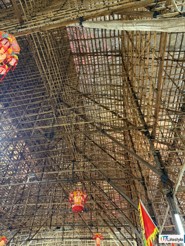 錦田鄉酬恩建醮2025｜5層高竹棚獲健力士認證！日期/地點/交通一覽  2.5萬支竹人手搭建