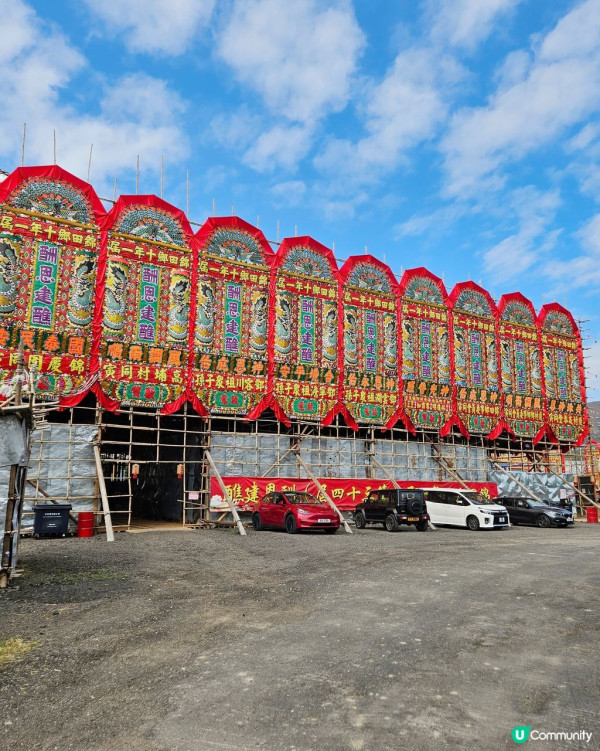 錦田鄉酬恩建醮2025｜5層高竹棚獲健力士認證！日期/地點/交通一覽  2.5萬支竹人手搭建