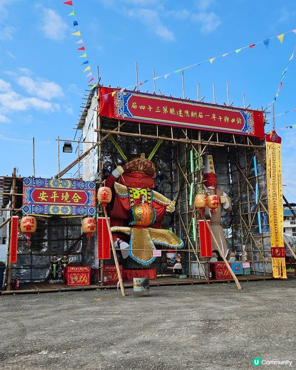 錦田鄉酬恩建醮2025｜5層高竹棚獲健力士認證！日期/地點/交通一覽  2.5萬支竹人手搭建