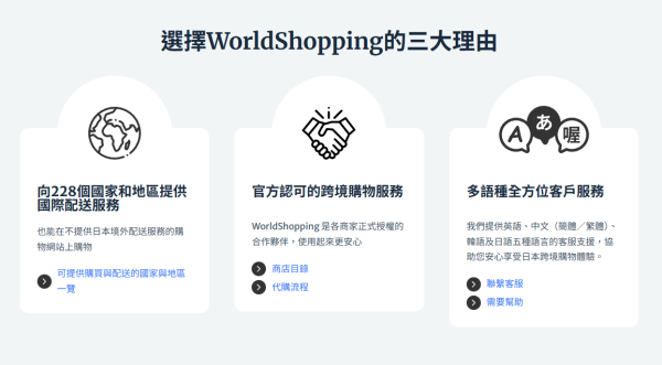 照片來源：World Shopping 網站