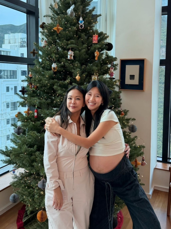 鄭丹瑞大女挺巨肚開產前派對星光熠熠 極致豪宅意外曝光!落地大玻璃巨廳容納17人