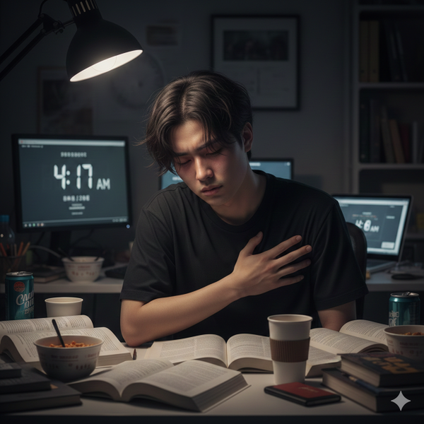 熬夜猝死｜睡眠少於4小時=心臟開啟「危機模式」！醫生警告：這行為比熬夜更致命