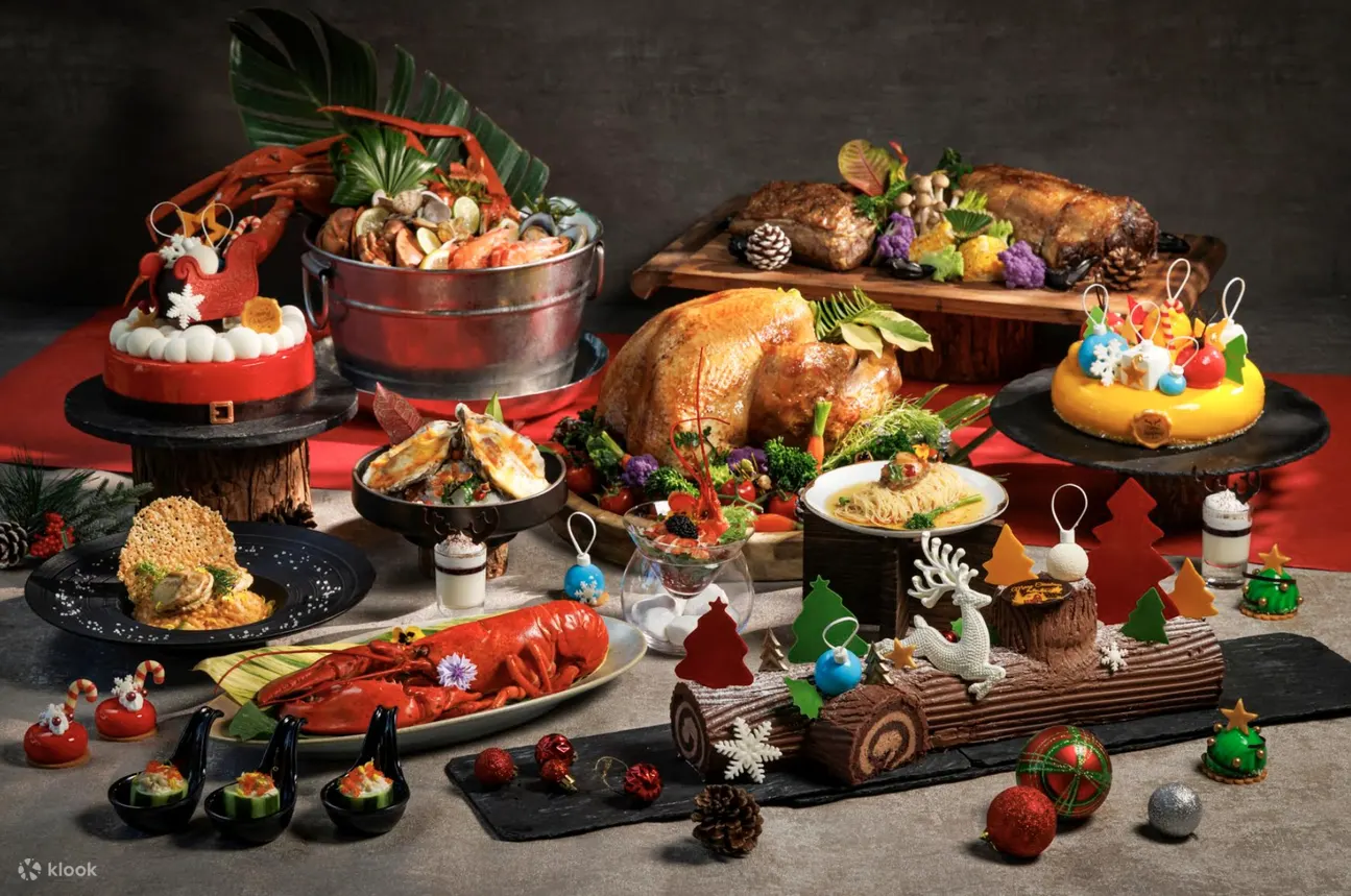 海洋公園萬豪酒店自助餐買2送1！3.5小時任食蟹腳/青口/和牛/豬手/點心