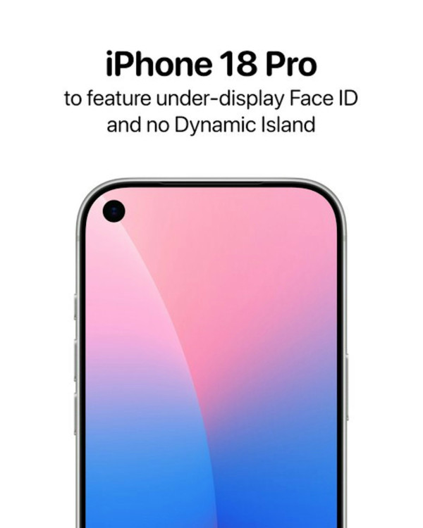 靈動島「壽終正寢」？ iPhone 18 Pro 渲染圖流出改用「單窿」設計 網民劣評：似足幾百蚊 Android 機