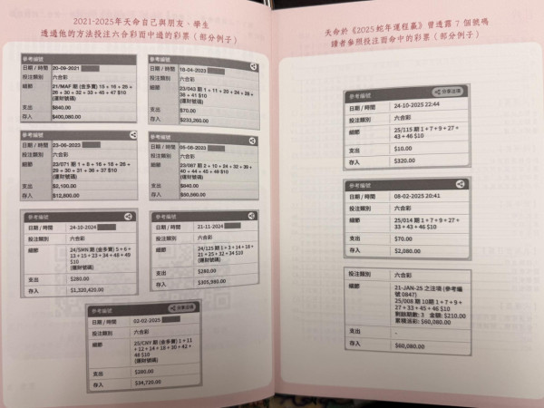 六合彩｜楊天命師傅連中三期六合彩贏3.8萬！開班教六合彩秘技 靠一攻略中獎？網民一跟即中獎