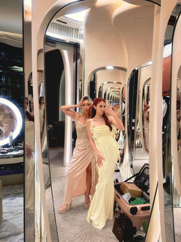 陳凱琳罕有做婚禮司儀太性感搶鏡過新娘 彎腰俯身驚見4吋深長事業線驚艷全場